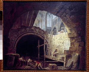 Violación de las criptas de los reyes en la Basílica de Saint Denis en octubre de 1793