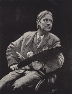 Hubert Herkomer, artista británico de Hubert von (after) Herkomer