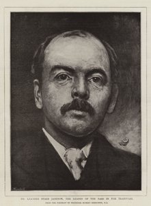 Dr. Leander Starr Jameson, el líder de la incursión en el Transvaal de Hubert von Herkomer
