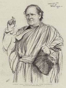 Gurnos Jones, director del Eisteddfod galés de Hubert von Herkomer