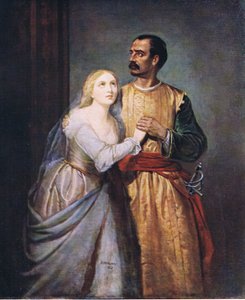 Otelo y Desdémona