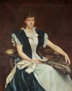 Retrato de la Sra. Walter Derham de Hubert von Herkomer