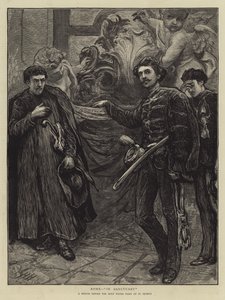 Roma, En Santuario de Hubert von Herkomer