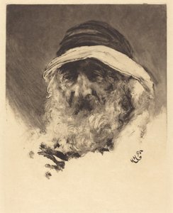 Estudio de una cabeza árabe de Hubert von Herkomer