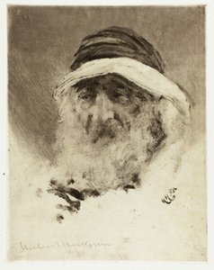 Estudio de una Cabeza Árabe de Hubert von Herkomer