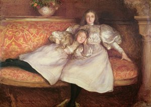 Las hijas del Barón von Erlanger de Hubert von Herkomer