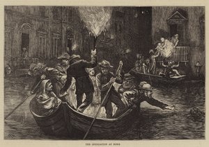 La inundación en Roma