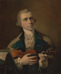 Retrato de hombre, probablemente un autorretrato de Hugh Barron