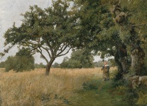Paisaje de Bretaña de Hugh Bolton Jones