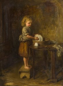 La pequeña ama de casa, siglo XIX de Hugh Cameron