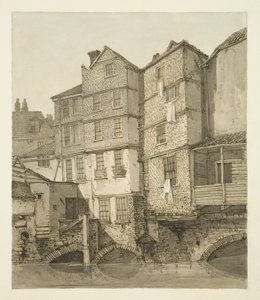 El Frome, mirando río arriba hacia el Puente de Navidad, 1823 de Hugh ONeill