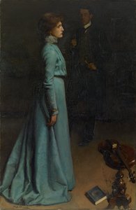 La dama de azul (Sr. y Sra. J S MacDonald)