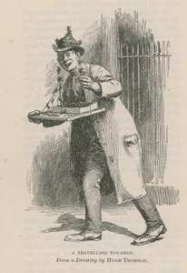 Una tienda de juguetes ambulante de Hugh Thomson