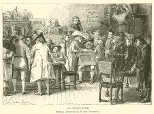 Una sala de subastas de Hugh Thomson
