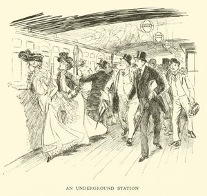 Una estación subterránea