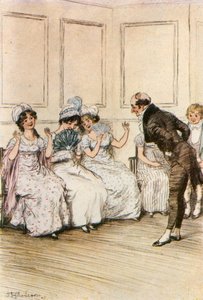 El Dr. Kimble agradando a sus pacientes femeninas de Hugh Thomson