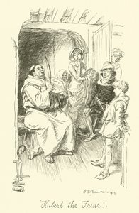 Hubert el Fraile (litografía) de Hugh Thomson