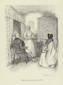 Ilustración para Amos Barton por George Eliot de Hugh Thomson