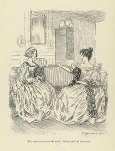 Ilustración para Amos Barton por George Eliot de Hugh Thomson
