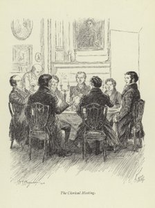 Ilustración para Amos Barton por George Eliot de Hugh Thomson