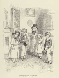 Ilustración para Amos Barton por George Eliot de Hugh Thomson