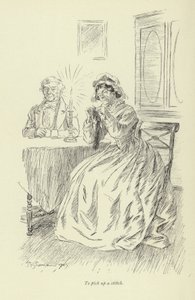 Ilustración para Amos Barton por George Eliot de Hugh Thomson