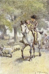 Ilustración para Amos Barton de George Eliot de Hugh Thomson