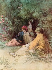 Ilustración para El admirable Crichton de J M Barrie