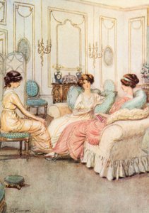 Ilustración de El admirable Crichton de J. M. Barrie de Hugh Thomson
