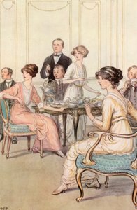 Ilustración de El admirable Crichton de J. M. Barrie