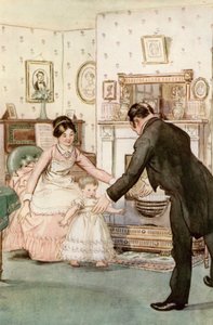 Ilustración de El admirable Crichton de J. M. Barrie de Hugh Thomson