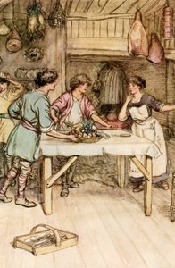 Ilustración de El admirable Crichton de J. M. Barrie