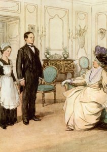 Ilustración de El admirable Crichton de J. M. Barrie de Hugh Thomson