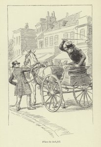 Ilustración para el arrepentimiento de Janet por George Eliot de Hugh Thomson