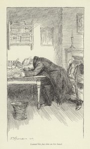 Ilustración para el arrepentimiento de Janet por George Eliot de Hugh Thomson