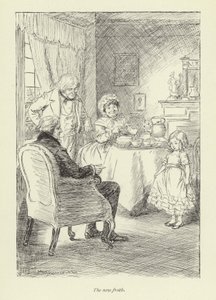 Ilustración para el arrepentimiento de Janet por George Eliot de Hugh Thomson