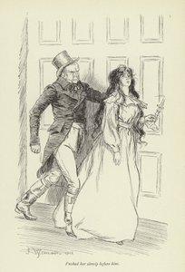 Ilustración para el arrepentimiento de Janet por George Eliot de Hugh Thomson