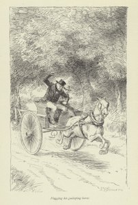 Ilustración para el arrepentimiento de Janet por George Eliot de Hugh Thomson
