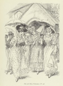 Ilustración para el arrepentimiento de Janet por George Eliot de Hugh Thomson