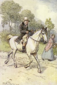 Ilustración para el arrepentimiento de Janet por George Eliot de Hugh Thomson