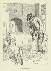 Ilustración para la historia de amor de Mr. Gilfil por George Eliot de Hugh Thomson