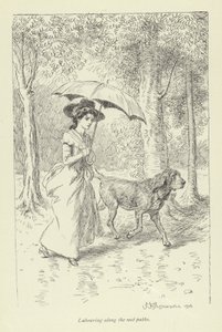 Ilustración para la historia de amor de Mr. Gilfil por George Eliot de Hugh Thomson