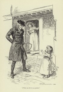 Ilustración para la historia de amor de Mr. Gilfil por George Eliot de Hugh Thomson