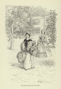 Ilustración para la historia de amor de Mr. Gilfil por George Eliot de Hugh Thomson