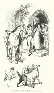 Ilustración para La abadía de Northanger de Jane Austen