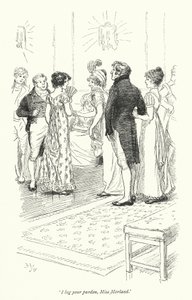 Ilustración para La abadía de Northanger de Jane Austen