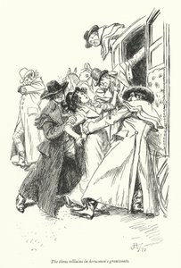 Ilustración para Northanger Abbey de Jane Austen de Hugh Thomson