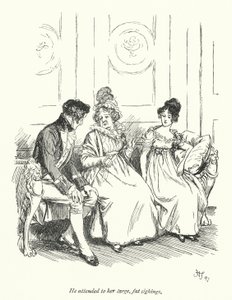 Ilustración para Persuasión de Jane Austen de Hugh Thomson