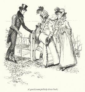Ilustración para Persuasión de Jane Austen de Hugh Thomson