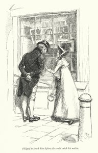 Ilustración para Persuasión de Jane Austen de Hugh Thomson